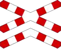 G-4 Andreaskreuz (Bahnübergang mehrgleisig)