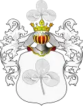 Wappen mit Kleeblatt (1618)