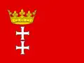 Flagge von Danzig