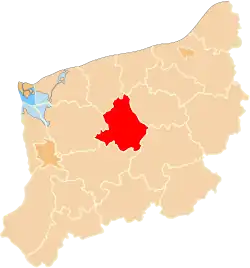 Lage des Powiats