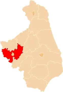 Lage des Powiat