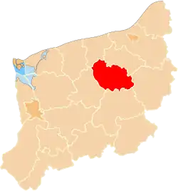 Lage des Powiat