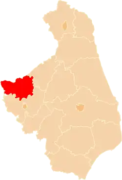 Lage des Powiat