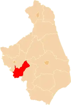 Lage des Powiat