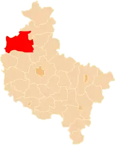 Karte des Powiat Czarnkowsko-trzcianecki