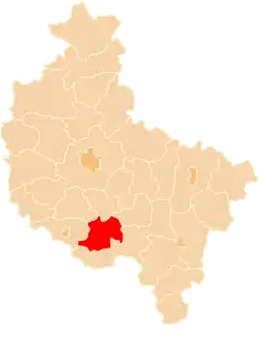 Karte des Powiat Gostyński