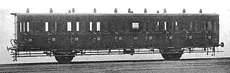 Abteilwagen 3. Klasse der Reihe CCS, 1900