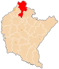 Karte des Powiat Stalowowolski