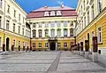 Ehrenhof und zentraler Teil des ehemaligen Palais Spätgen