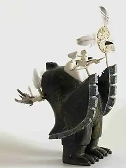 Pallaya Qiatsuq (*&nbsp;1965, Cape Dorset): Angakkuq, Schamane (1999)