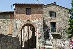 Das Stadttor Porta Perugina