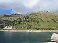 Padonkamm vom Fedaiasee-Südufer