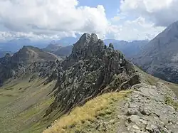 Ostabschnitt des zentralen Padonkamms