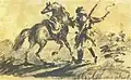 Tscherkesse mit Pferd (Lermontow)