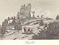 Bayereck, Zeichnung von Franz Alexander Heber, 19. Jh.
