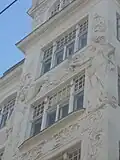 Fassadendetail in der Paracelsusgasse