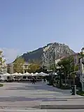 Palamidi von Nafplio aus gesehen