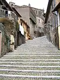 Der größte Teil der Altstadt besteht aus&nbsp;Treppen
