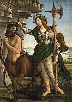 Pallas Athene und der Kentaur, ca. 1482/83