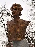Büste Milada Horákovás im Prager Stadtteil Pankrác