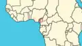 Verbreitungsgebiet des Nigeria-Schimpansen (P. t. ellioti)
