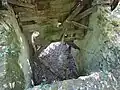 Überreste der Motte