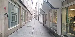 In der Pandektengasse, Blick nach Süden (2025)