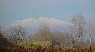 Nordseite des Pangeo, von Philippi aus gesehen