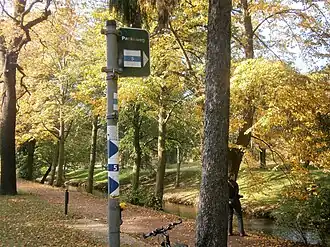 Wegweiser für Pankewanderweg