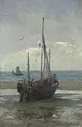 Pannepot am Strand im NAVIGO Nationalen Fischereimuseum