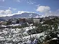Der Berg im Winter