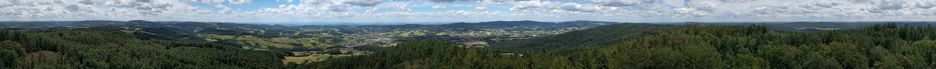 360°-Panoramaaufnahme von der Aussichtsplattform