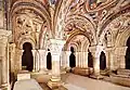 Bemalte Krypta der Basilika San Isidoro in León, Spanien