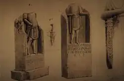 Römischer Grabstein des Pantera (gefunden beim Eisenbahnbau)