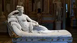 Paolina Bonaparte als Venus, Galleria Borghese, Rom, 1808