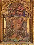 Paolo Veneziano: Hauptbild des Polyptychons der Marienkrönung, ca. 1350, Accademia, Venedig