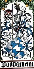 Wappengrafik von Otto Hupp im Münchener Kalender von 1904