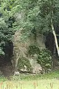 Der Nasenlöcherfelsen im Paradiestal