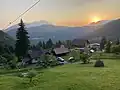 Sonnenaufgang bei Pârâul Rece