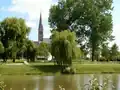 Blick auf die Kirche Saint-Martin