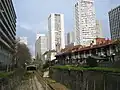 Trasse im 13.&nbsp;Arrondissement an der aufgelassenen Station La Maison Blanche, 2005