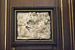 Alabasterrelief der Grablegung Christi