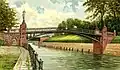 Die Parkbrücke im Jahr 1906 (nachcoloriert)