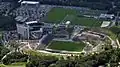 Bauarbeiten am neuen Parkstadion, Luftaufnahme (2016)