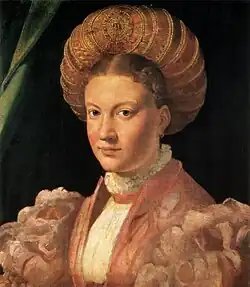Parmigianino: Bildnis einer jungen Dame, um 1530