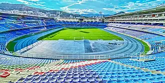Das Estadio Olímpico Pascual Guerrero im Mai 2023