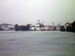 Dreiflüsse-Eck in Passau