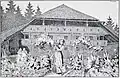 Bauernhof im Emmental, Federzeichnung