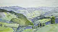 Landschaft im Emmental, Aquarell