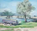 Uferpartie am Zürichsee, 1943